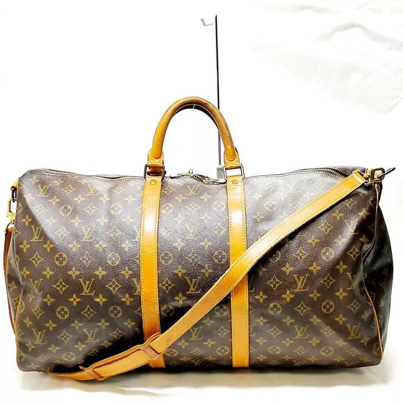 Louis Vuitton Keepall 55 Bandouliere Duffell Travel Bag FC891 - Picture 1 of 8